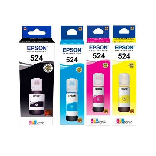 Juego Tintas 524 Epson 4 Pack