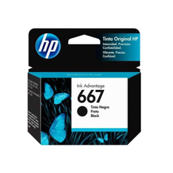 Tinta HP 667 Negro Rendimiento Normal