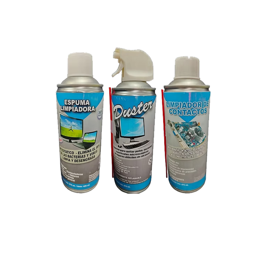Combo Aire Comprimido, Limpia Contactos Y Espuma