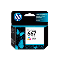 Tinta HP 667 Color Rendimiento Normal