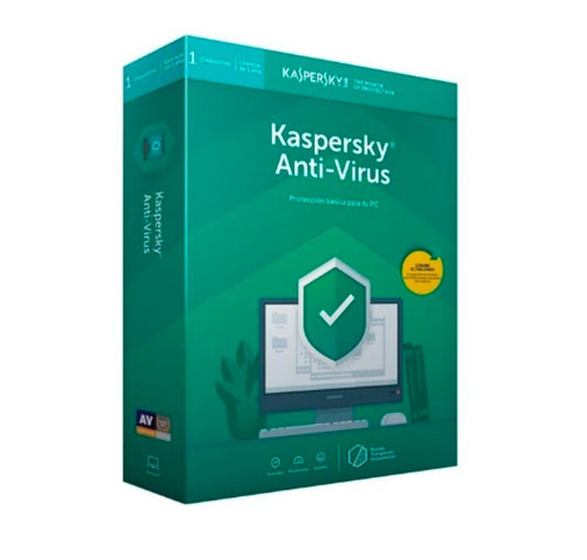 Kaspersky Antivirus - 1 Equipo - 1 año calendario - Licencia Digital